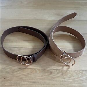 3/$30✨ Minimalist belt- faux leather and suede